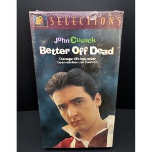Better Off Dead VHS Tape Sealed 1997 John Cusack Fox‎ Hi-Fi Stereo NEW SEALED